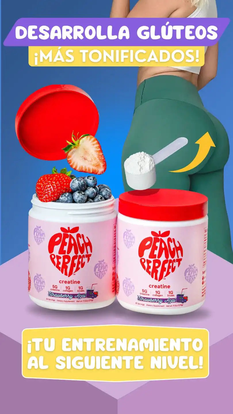 Peach Perfect - Creatina Constructora de Glúteos con Colageno