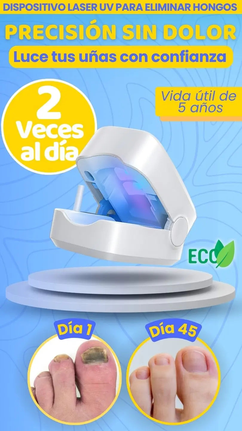 LumiNail Pro® - Dispositivo Láser Ultravioleta para Tratamiento de Hongos en las Uñas